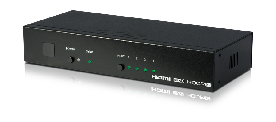 CYP Europe Schalter HDMI2.0 UHD/ 4K / HDCP2.2 4x1 EL-41HP-4K22